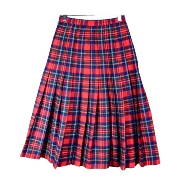Pendleton Dresses & Skirts - NWOT Vintage Authentic Prince Charles Tartan Plaid 100% Wool Skirt Size 2